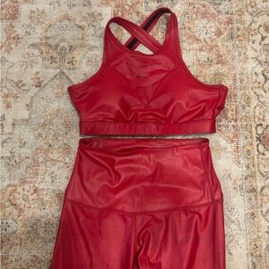 Dhvani Liquid Leggings + Sports Bra Set